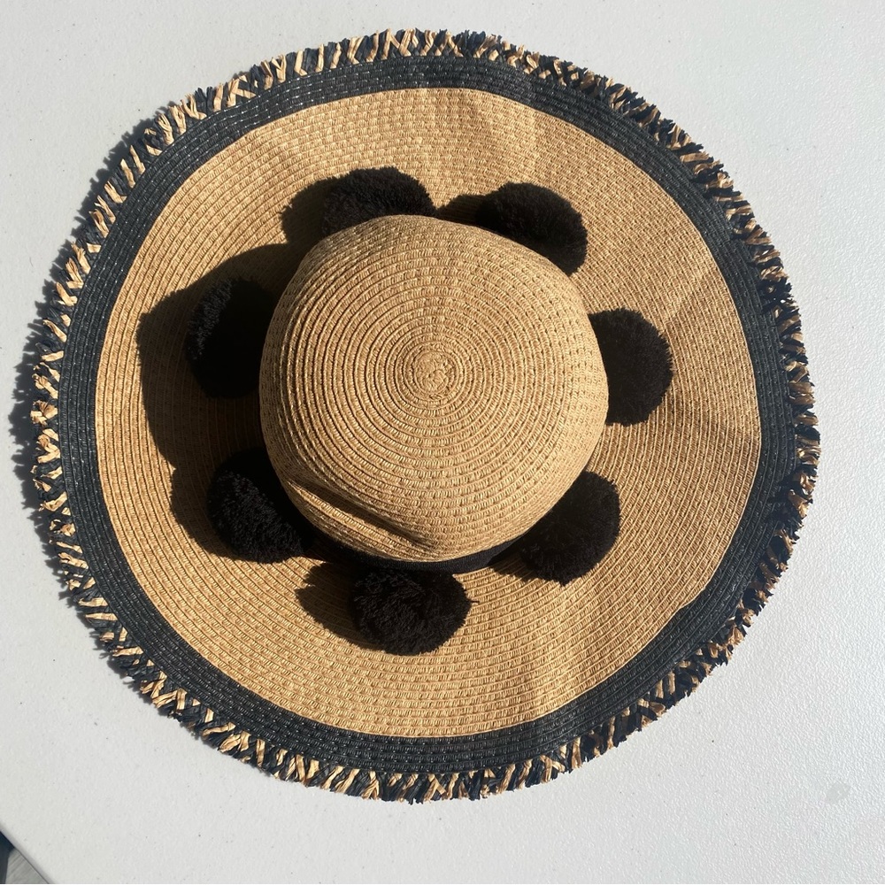 Betsey Johnson Hat with pom pom